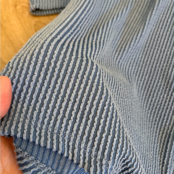 Maurices Blue Ribbed Knit Top - Picture 2 of 3